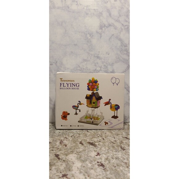 Flying House Building Block Set Up Balloon House Building Kit forTeens - Picture 5 of 6